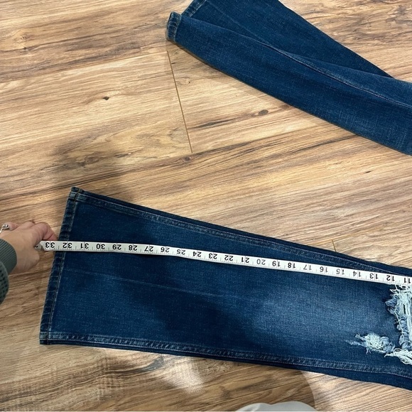 Free People Destroyed Flare Jeans - Picture 7 of 10